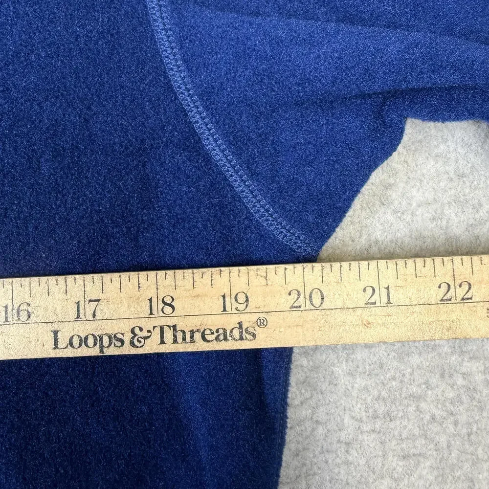 Vintage Patagonia Capilene Henley Fleece Base Layer Blue Mens Size Small USA